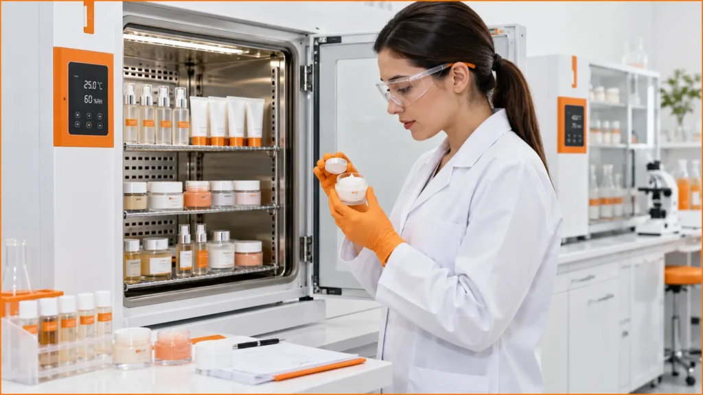 Cosmetic Stability Lab Inspection