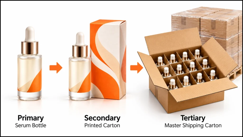 Primary vs Secondary vs Tertiary Packaging